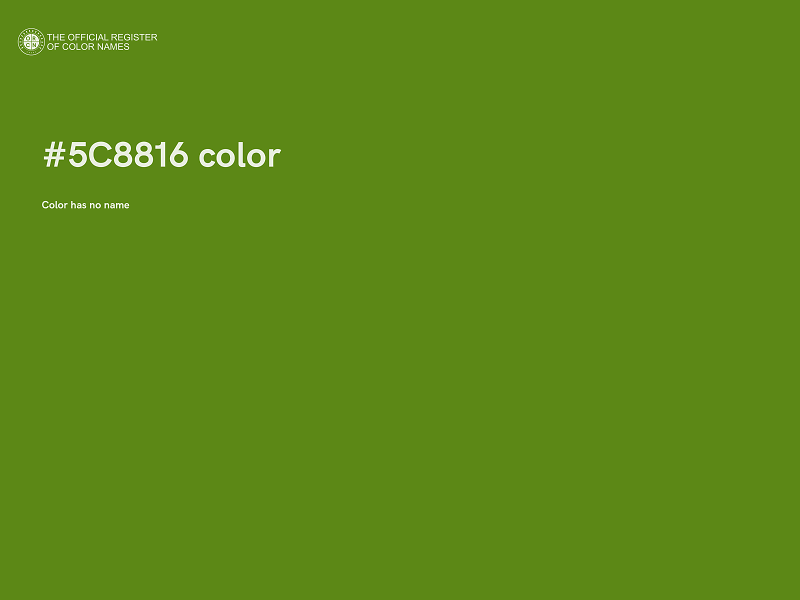 #5C8816 color image