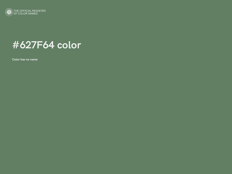 #627F64 color image
