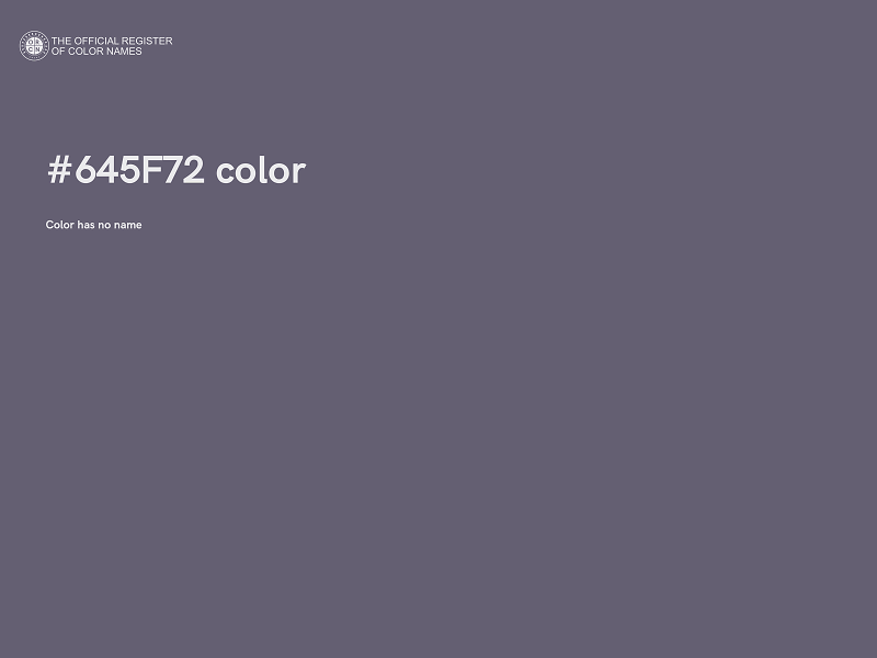 #645F72 color image