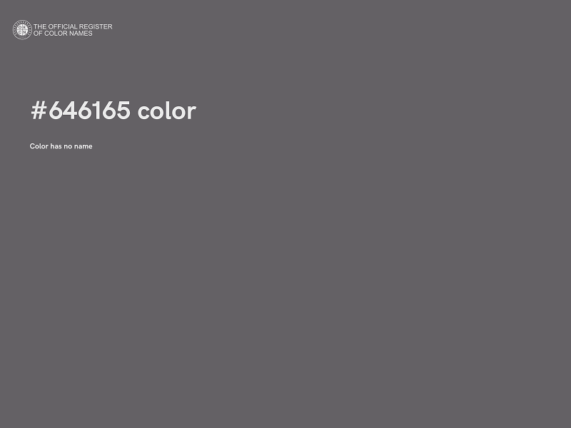 #646165 color image