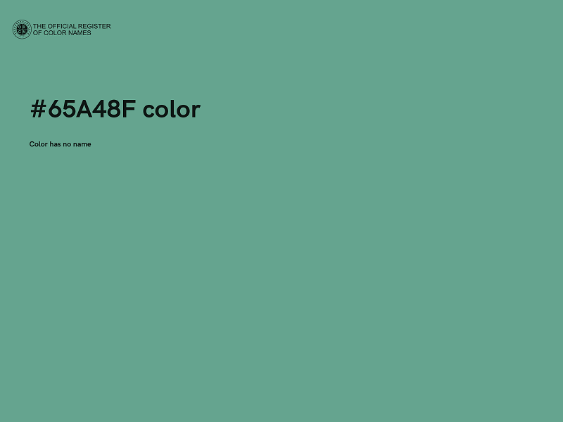 #65A48F color image