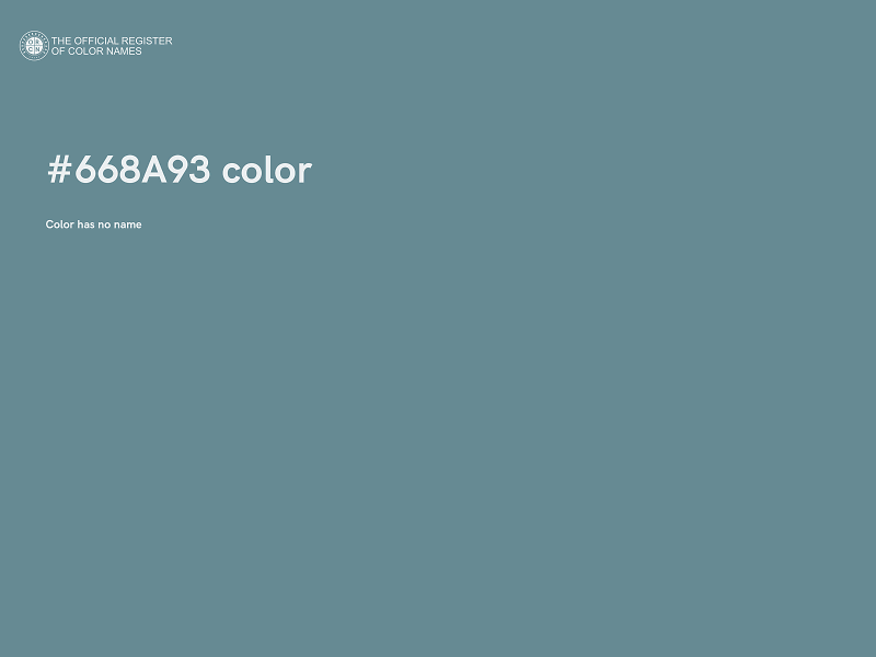 #668A93 color image