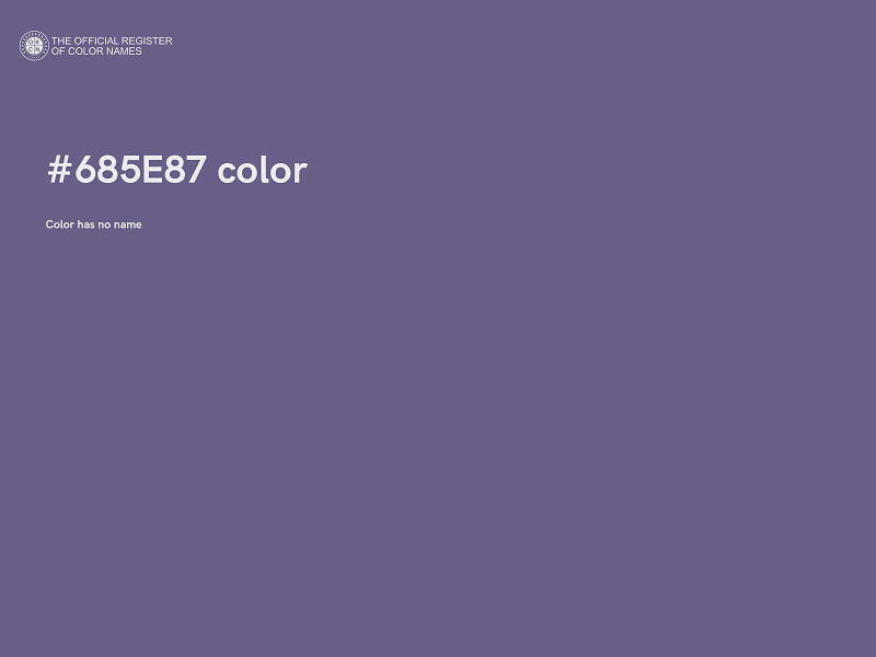 #685E87 color image