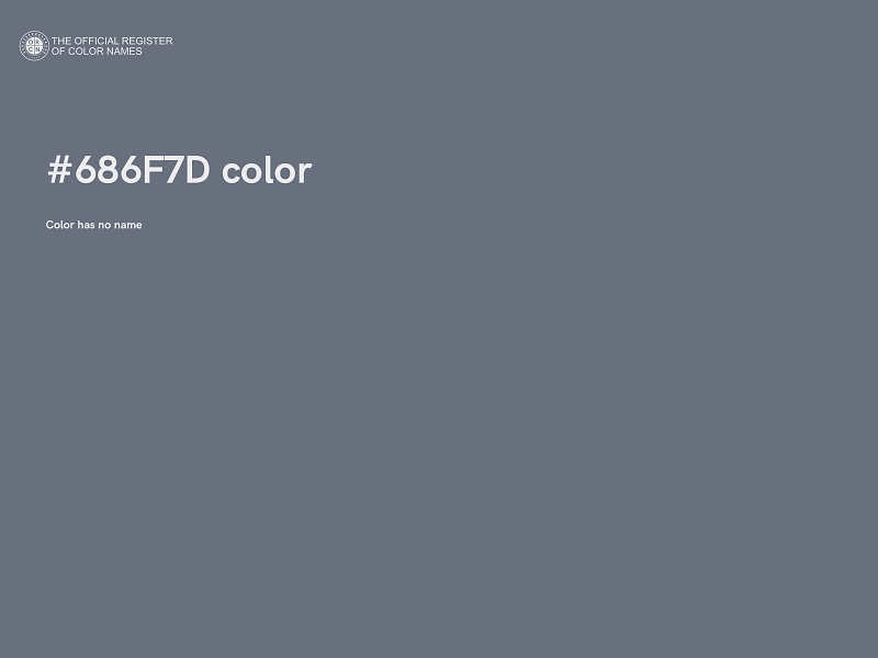 #686F7D color image