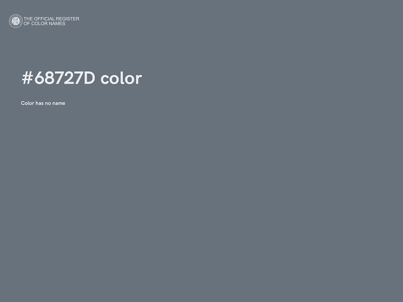 #68727D color image