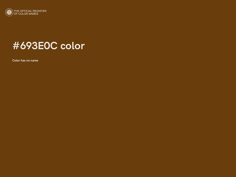 #693E0C color image