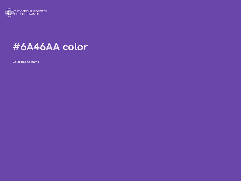 #6A46AA color image