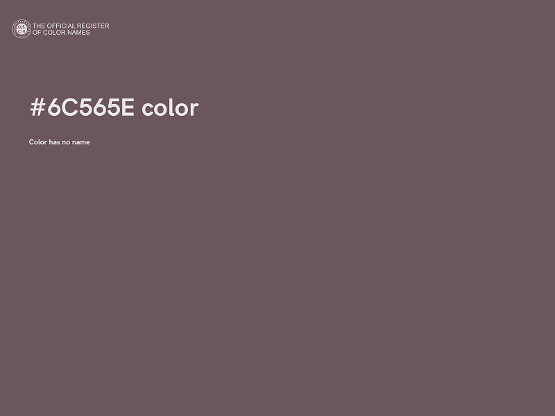 #6C565E color image
