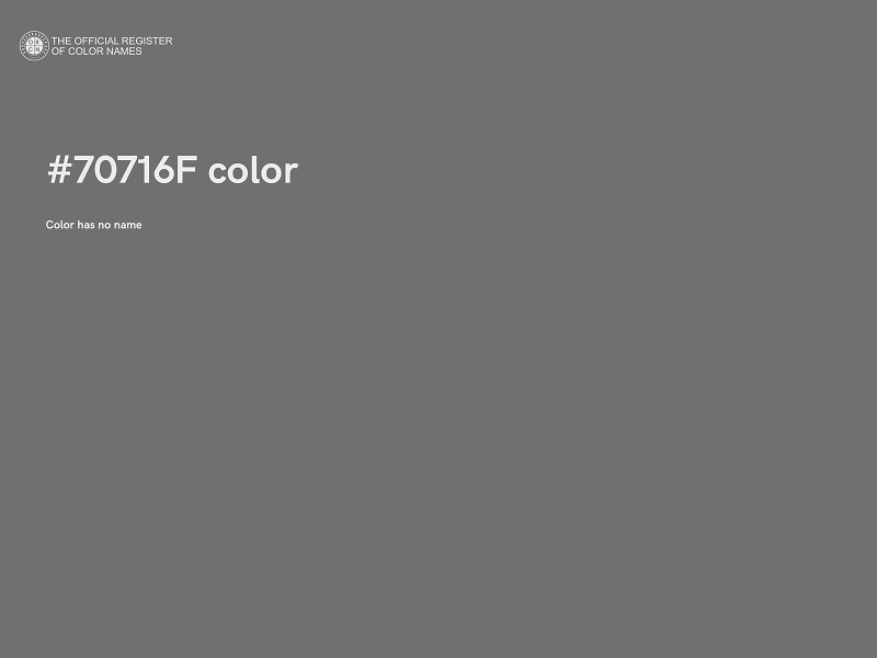 #70716F color image