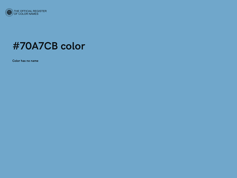 #70A7CB color image