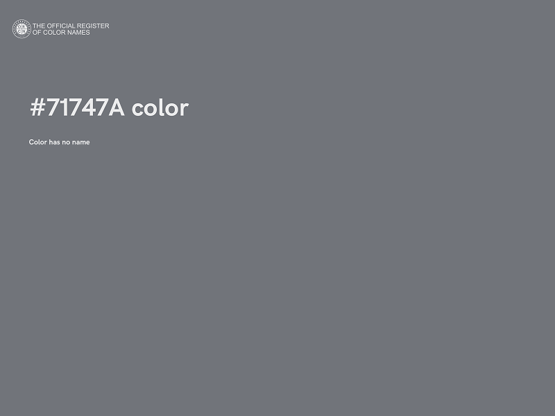 #71747A color image