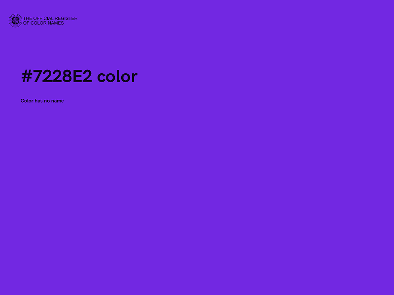 #7228E2 color image