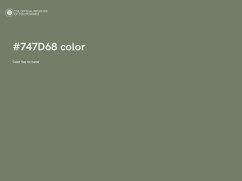 #747D68 color image
