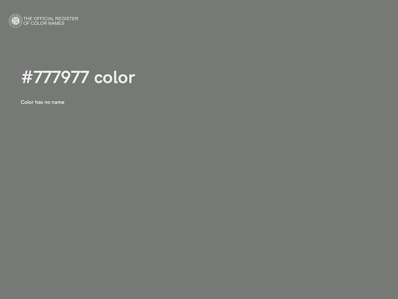 #777977 color image