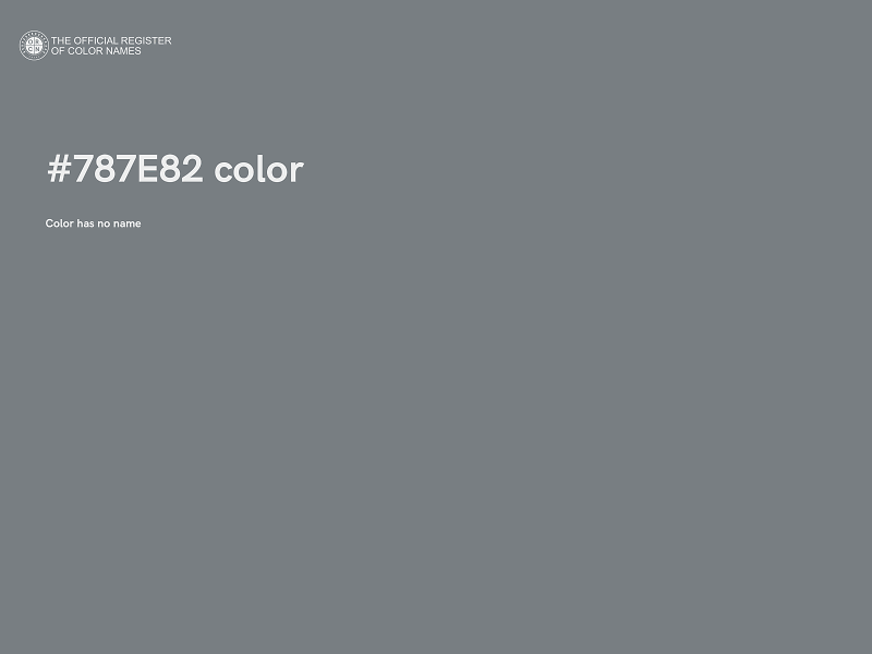 #787E82 color image