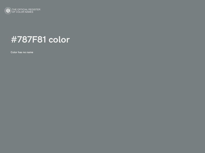 #787F81 color image