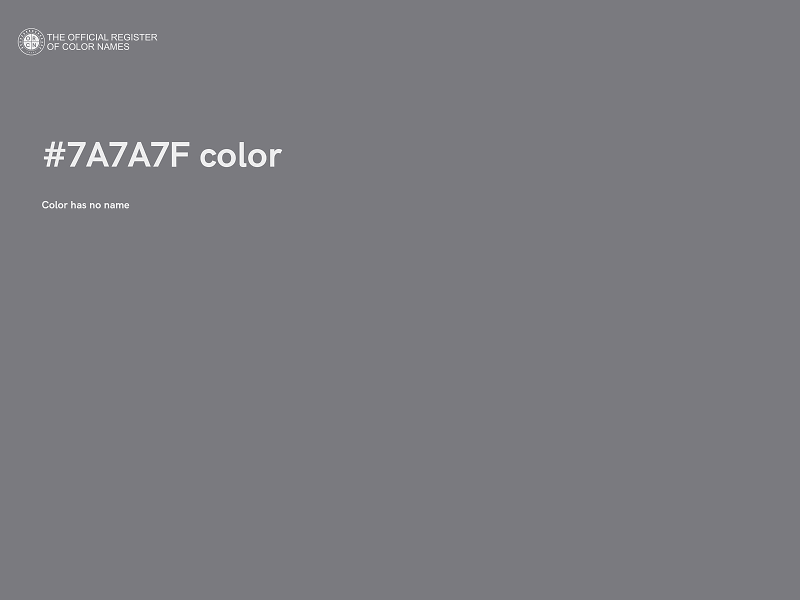 #7A7A7F color image