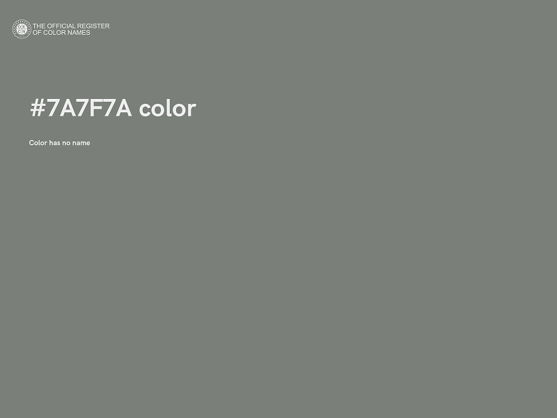 #7A7F7A color image