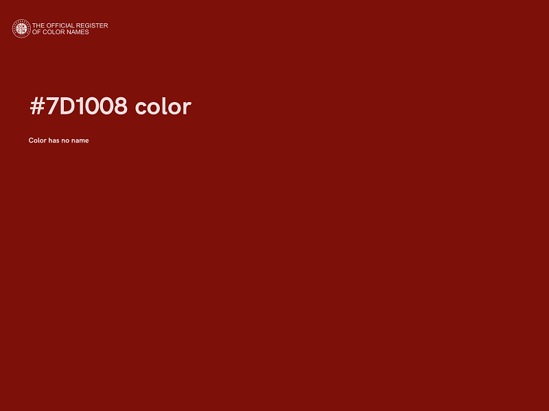 #7D1008 color image