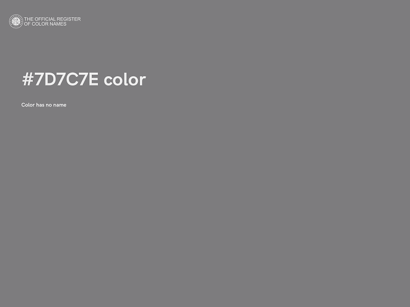 #7D7C7E color image