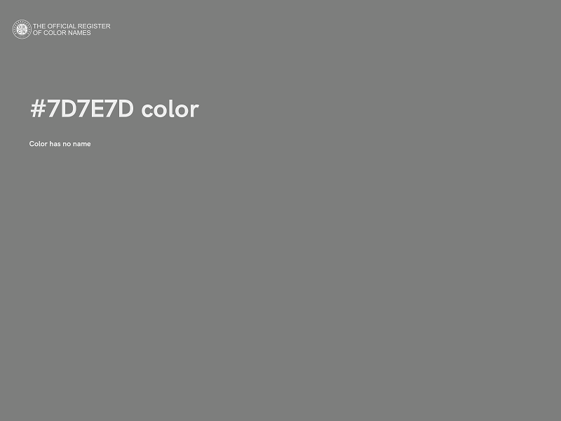 #7D7E7D color image