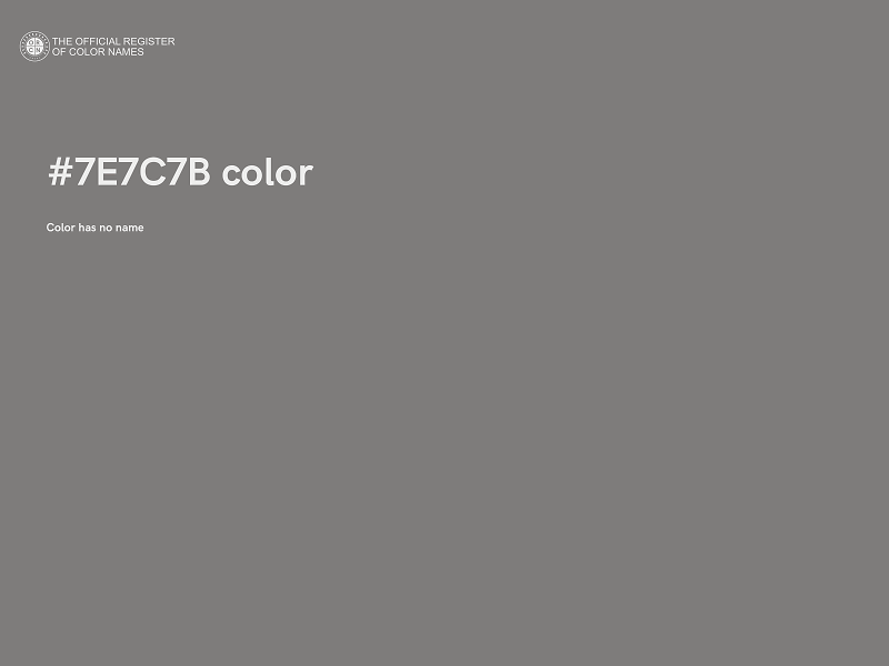 #7E7C7B color image