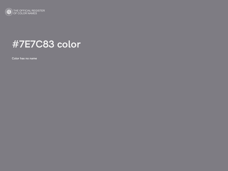 #7E7C83 color image
