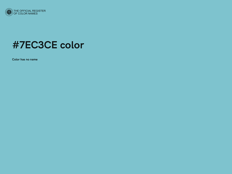 #7EC3CE color image