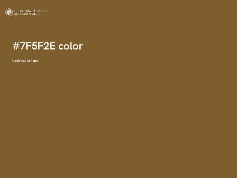 #7F5F2E color image