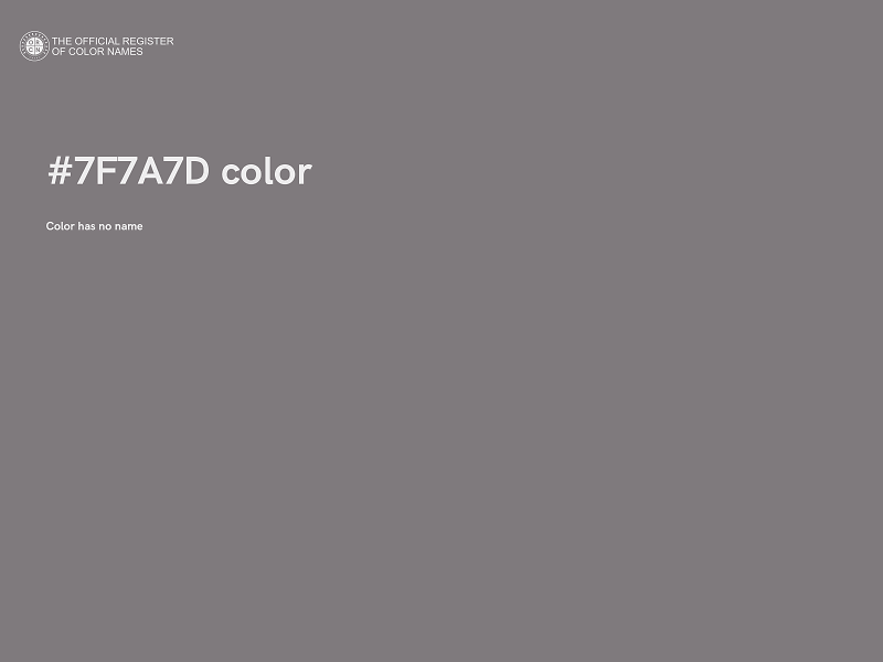 #7F7A7D color image
