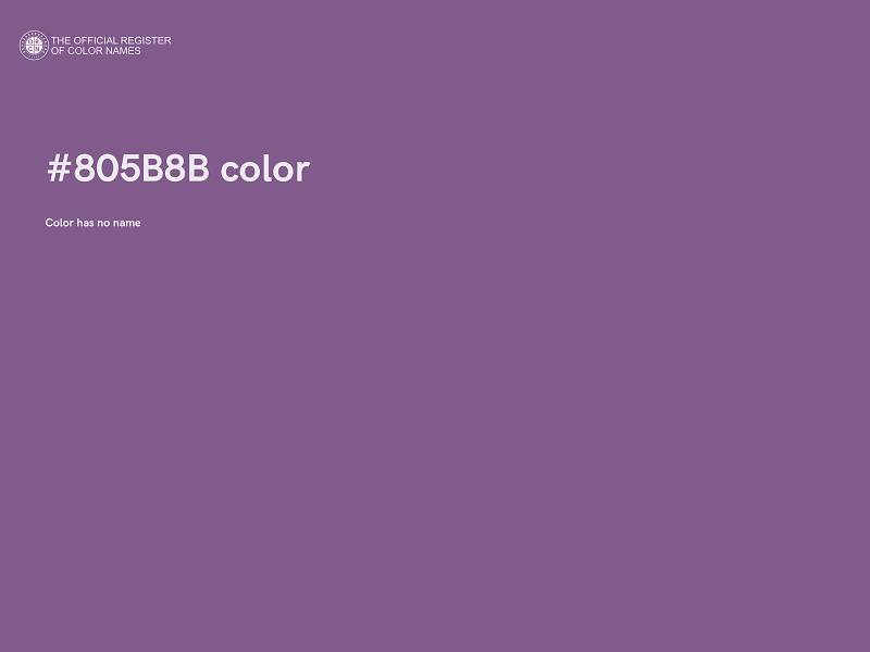 #805B8B color image