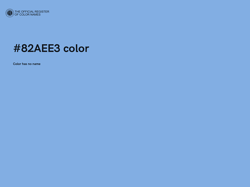 #82AEE3 color image