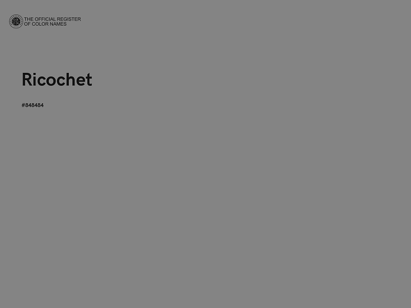 #848484 - Ricochet color image