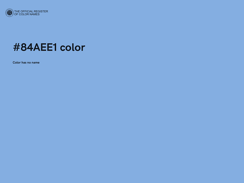 #84AEE1 color image