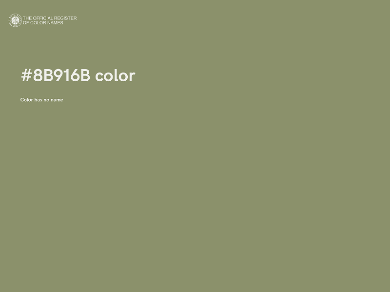 #8B916B color image