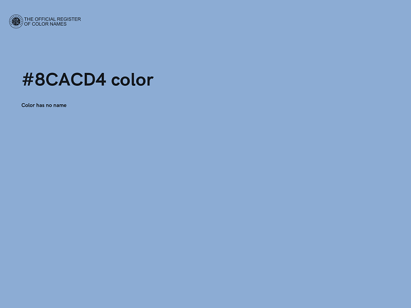 #8CACD4 color image