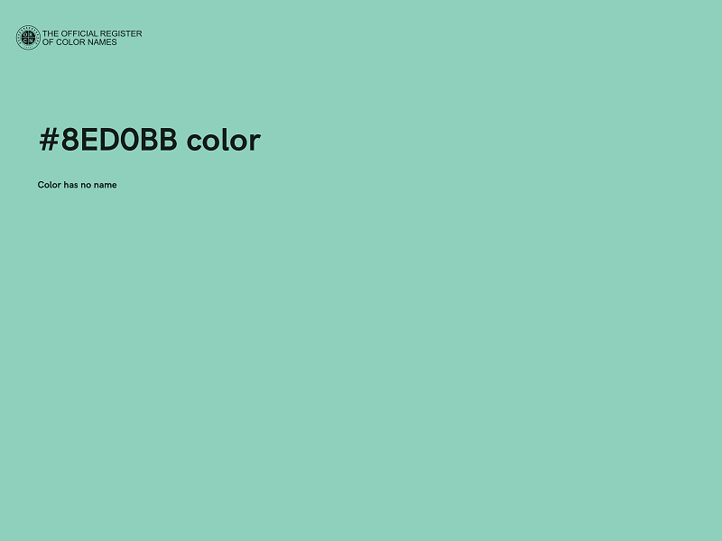 #8ED0BB color image