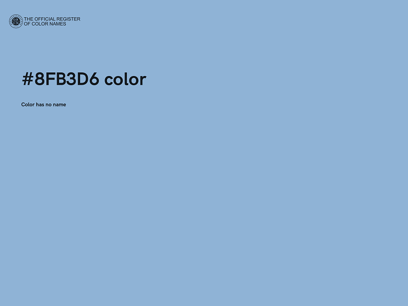 #8FB3D6 color image