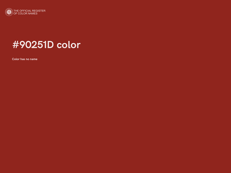 #90251D color image