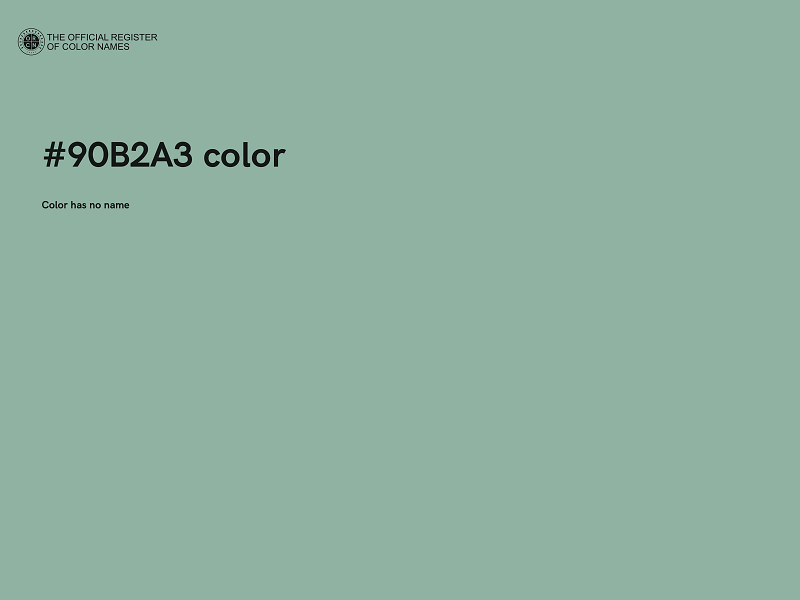#90B2A3 color image