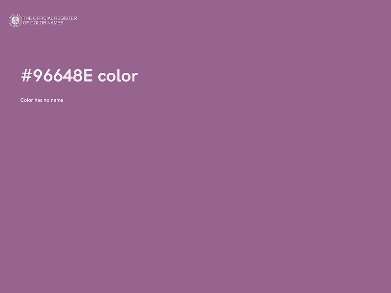 #96648E color image