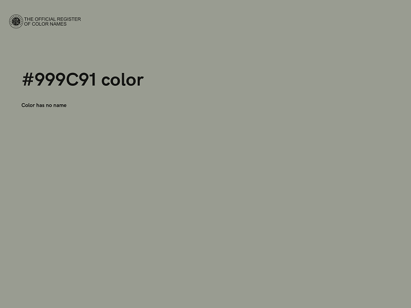 #999C91 color image