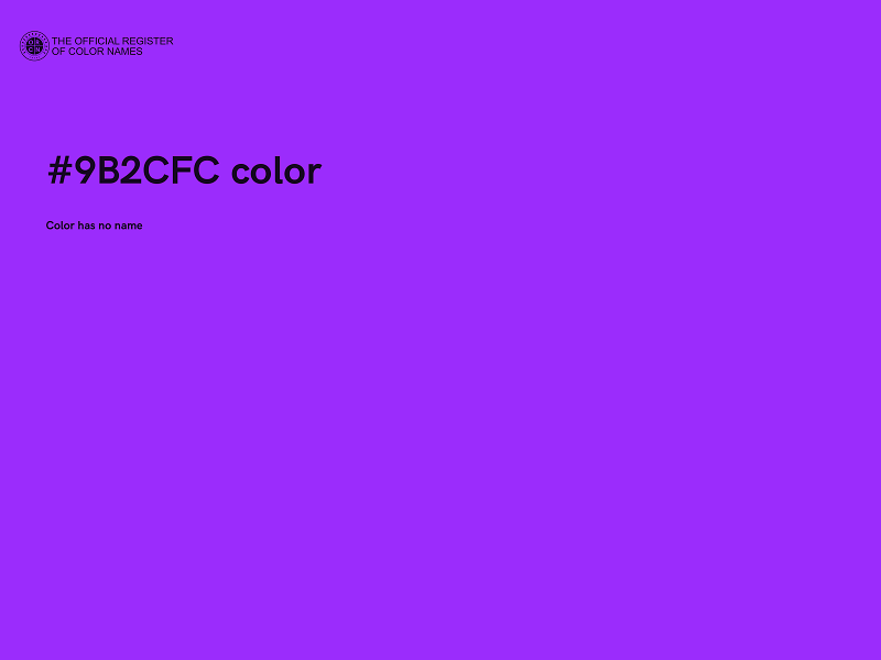 #9B2CFC color image
