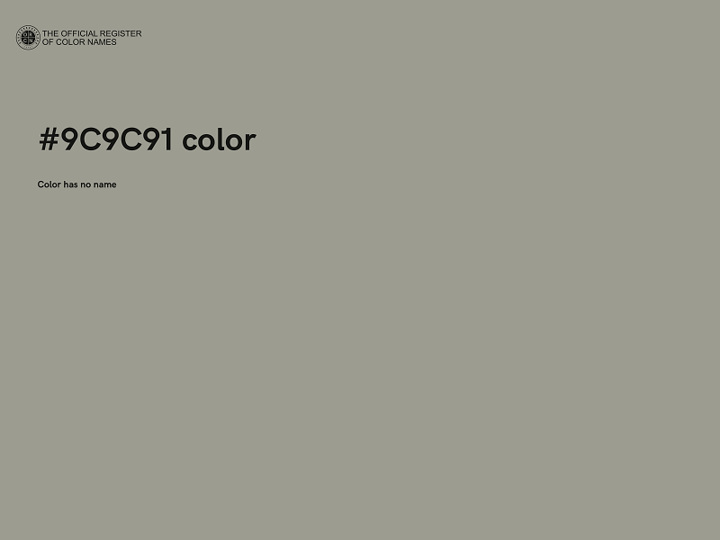 #9C9C91 color image