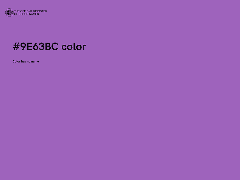 #9E63BC color image