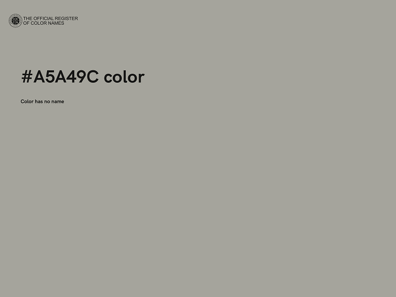 #A5A49C color image