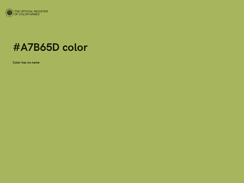 #A7B65D color image