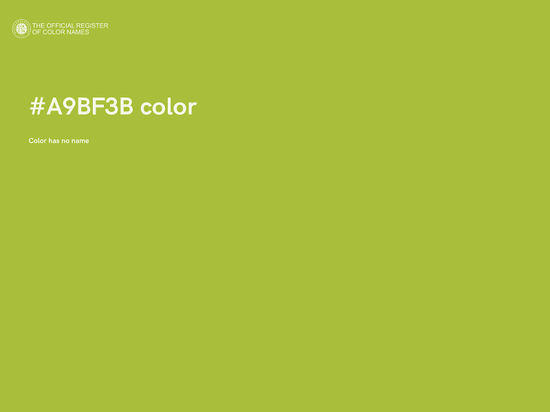 #A9BF3B color image