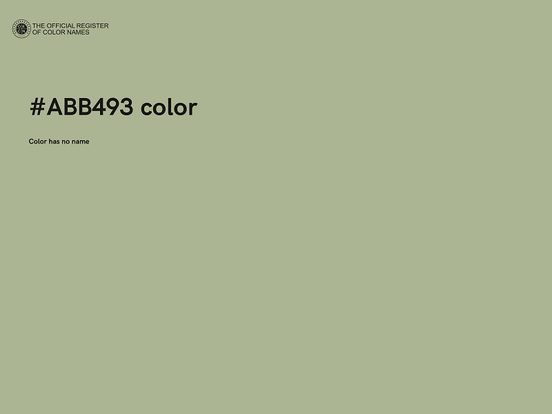 #ABB493 color image