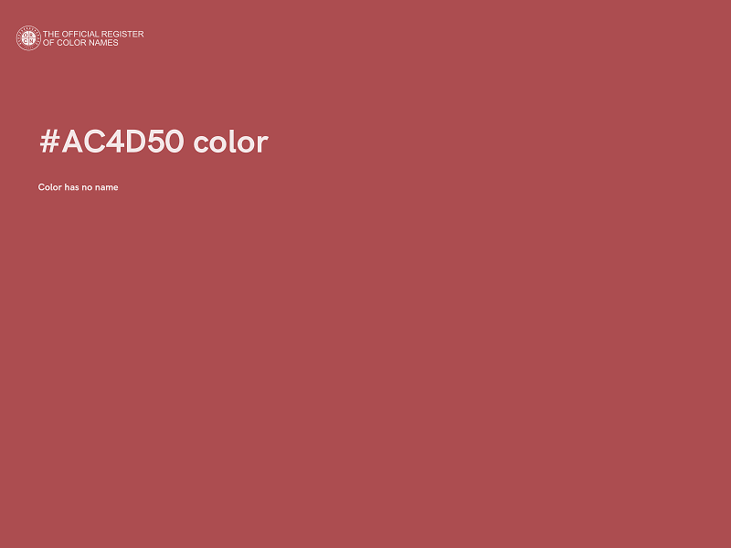 #AC4D50 color image